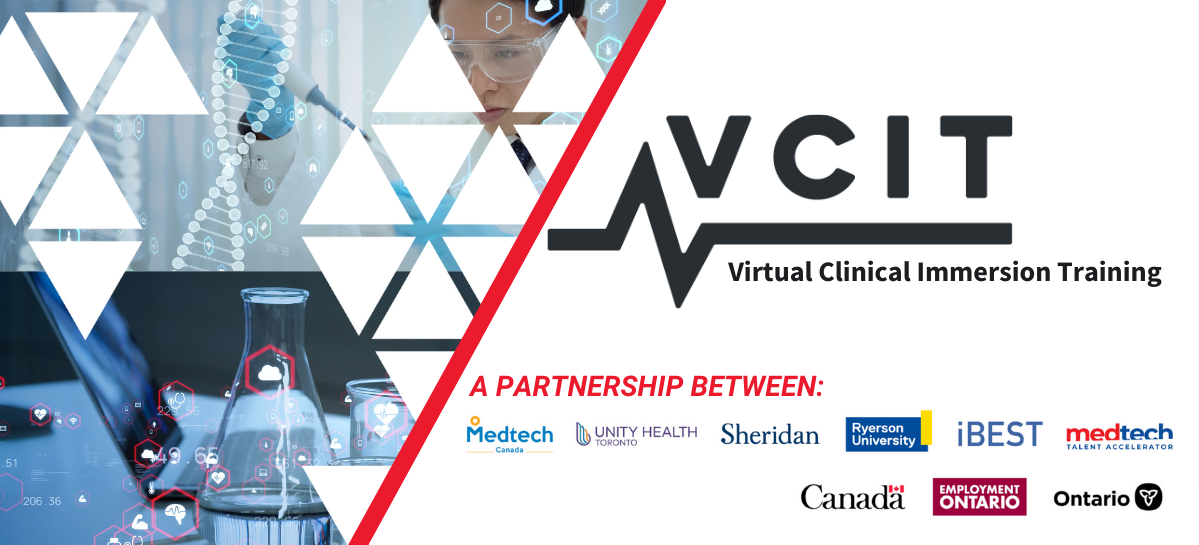 Virtual Clinical Immersion Training infographic